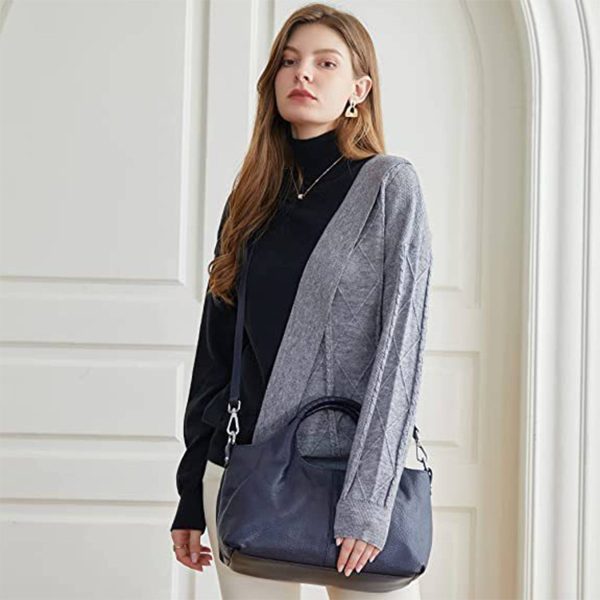 Genuine Leather Handbags Shoulder Crossbody Bag for Women