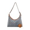 Denim crossbody tote bag handbag for woman