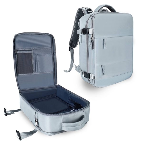 Nylon Travel Laptop Backpack with USB Charging Port