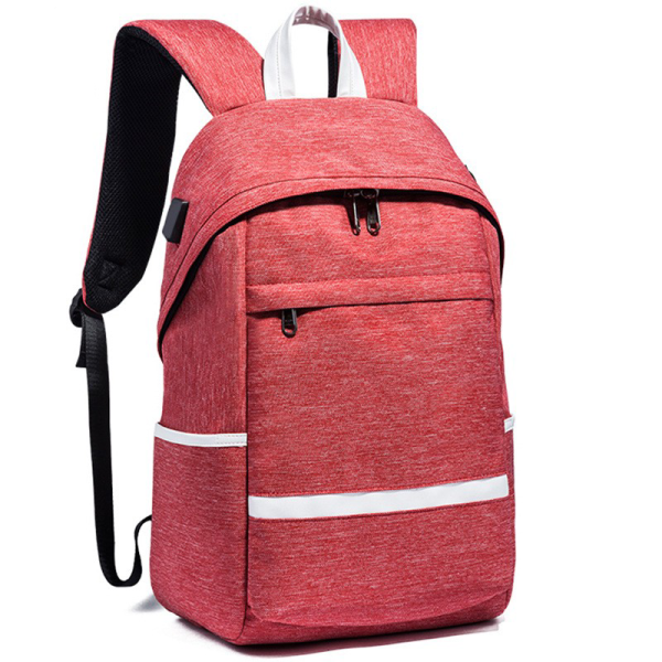 Anti-Theft Lightweight Casual Canvas Laptop Backpack