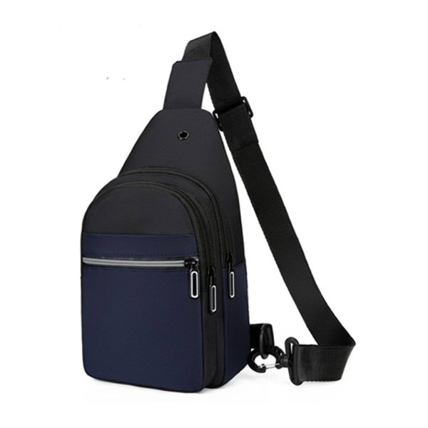 Cycling fitness storage Chest bag with reflective strip