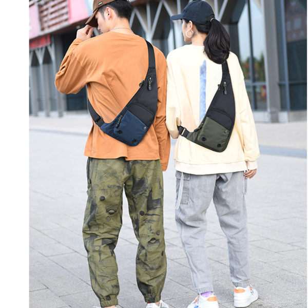 Nylon Men New Trendy Casual Chest Bag