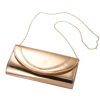 Genuine Leather Golden Dinner Crossbody Bag
