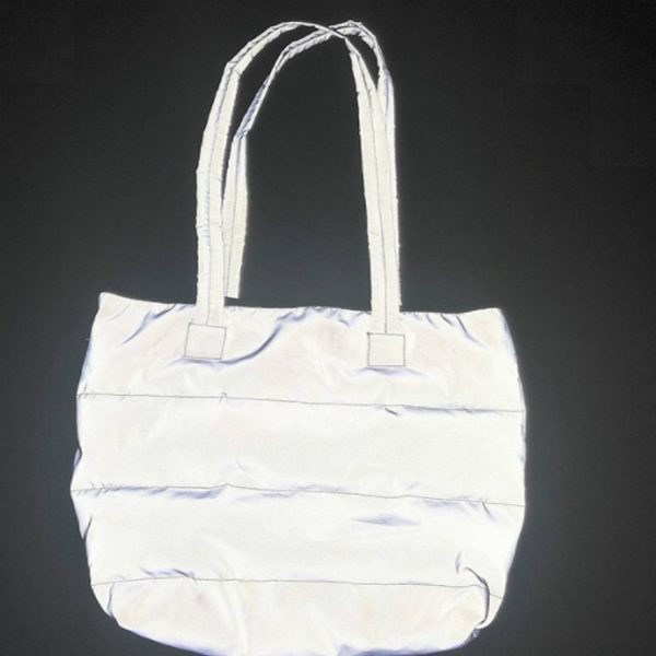 Reflective Shoulder Tote Bag
