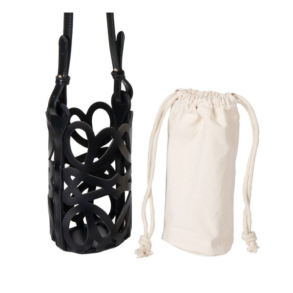 Canvas bucket Cross-body bag