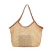 Jute Straw Woven Tote Bag, Handmade Weaving Shoulder Bag