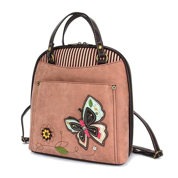 PU Leather Convertible Backpack