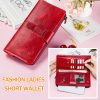 Genuine Leather Waterproof Large-capacity Buckled Wallet