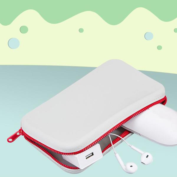 Portable Zippered Cosmetic Brush Bag
