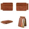 Slim Leather Card Holder Wallet