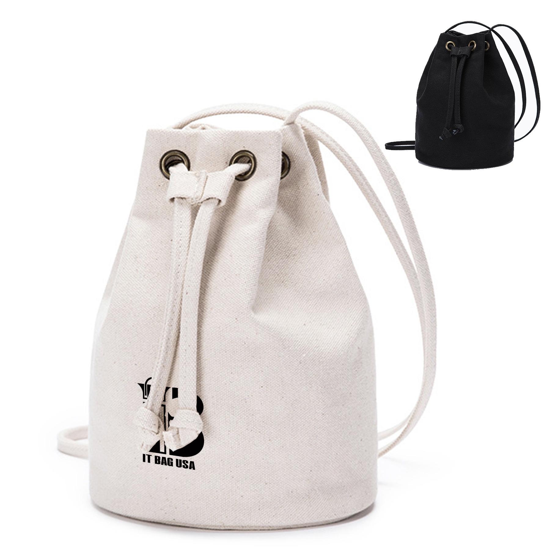 Cavas Anti Theft Zipper Bucket Cross-body Bag