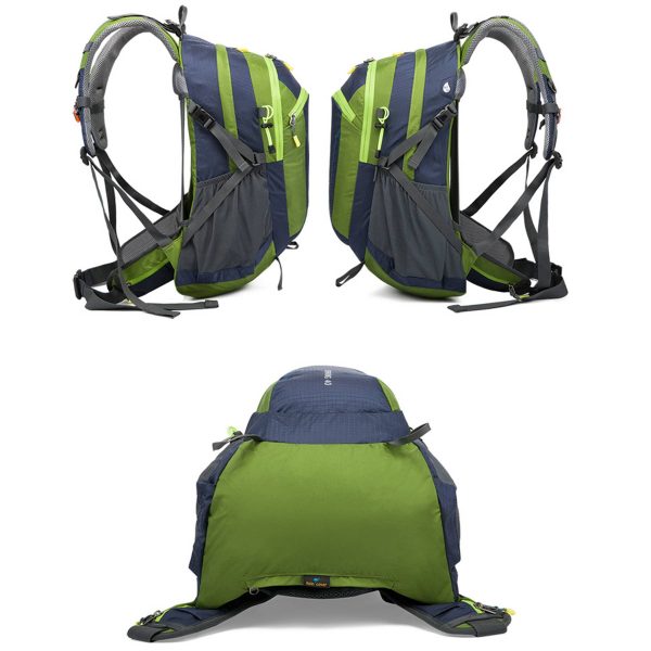 Anti-Theft Nylon 40L Waterproof Outdoor Backpack