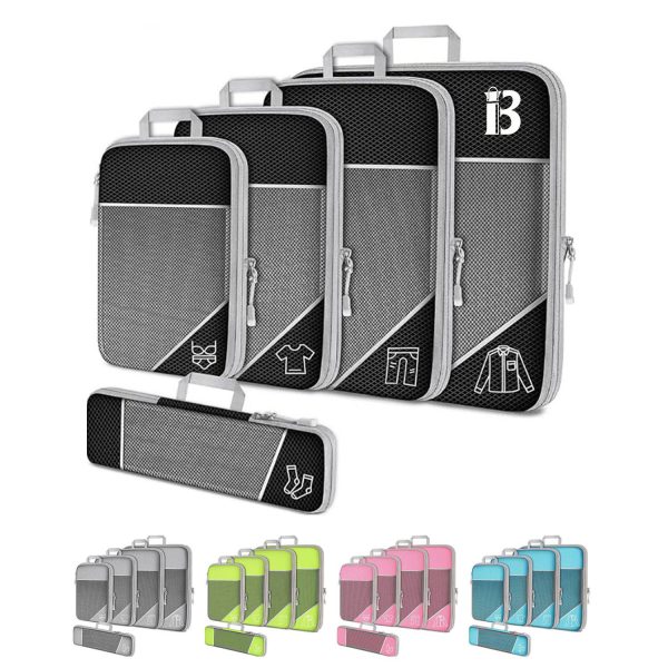 5 PCS Luggage Organizer Bag Packing Cubes