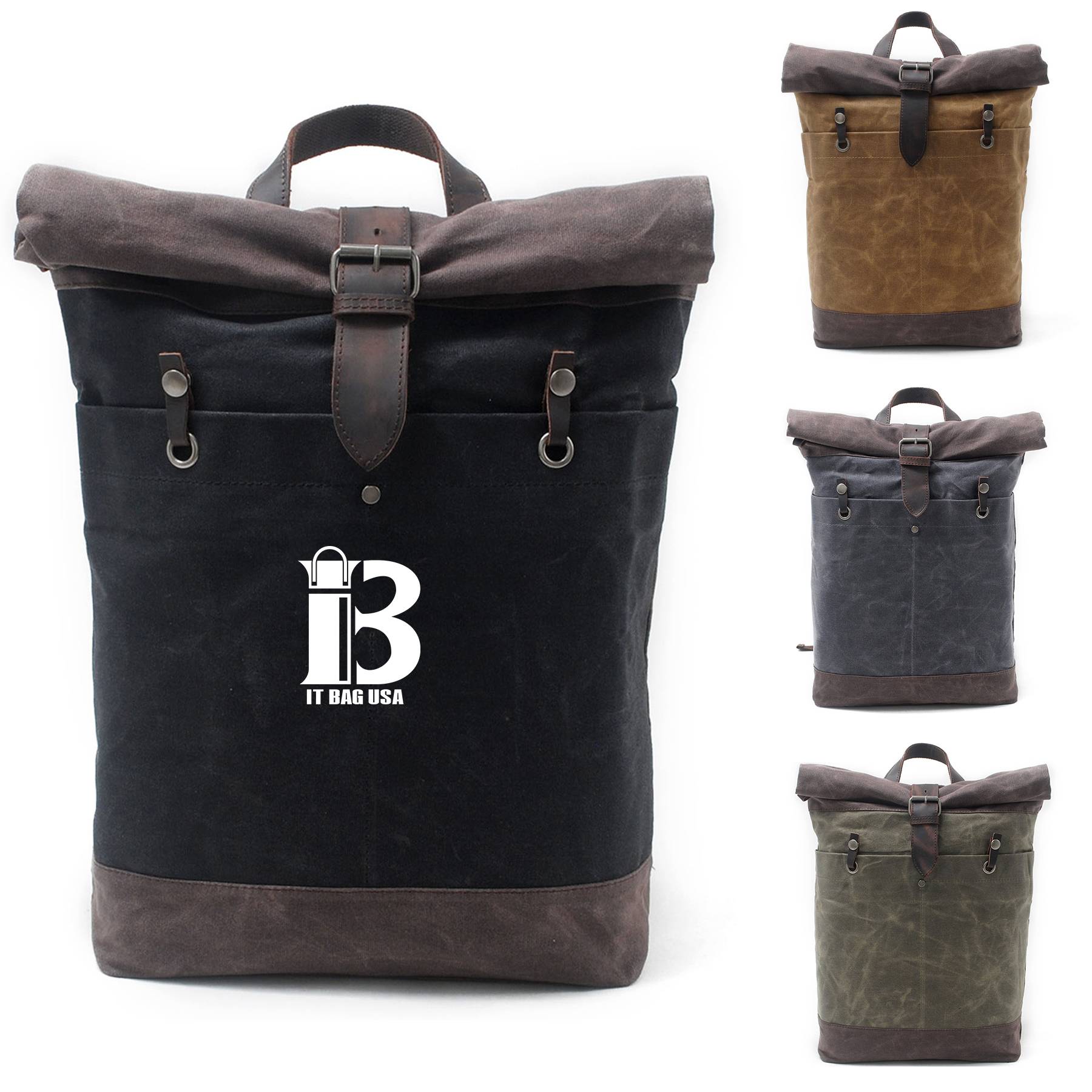 Canvas Multi Color Outdoor TravelBatik Backpack