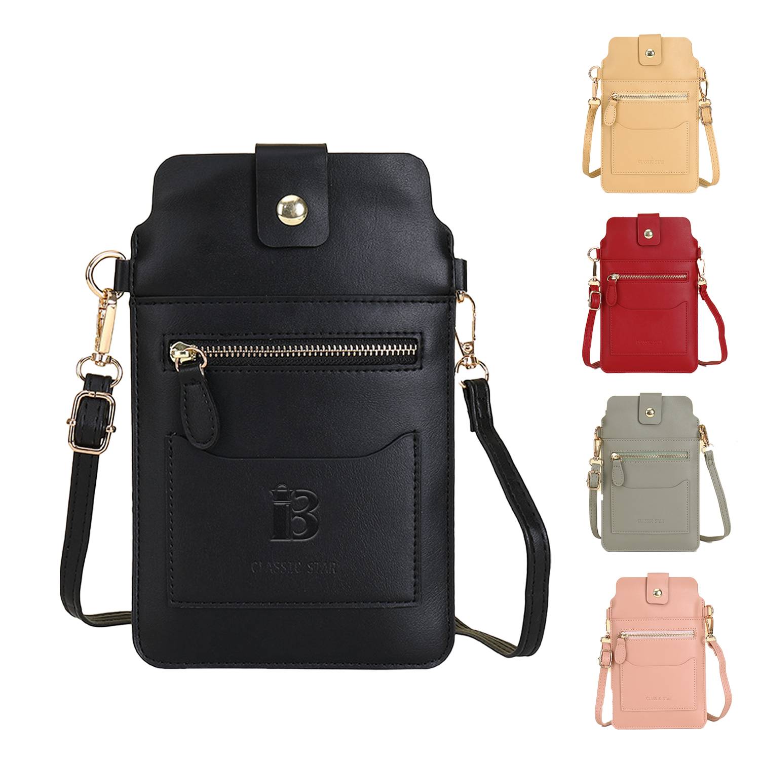 Multifunction clear touch screen Crossbody Bag