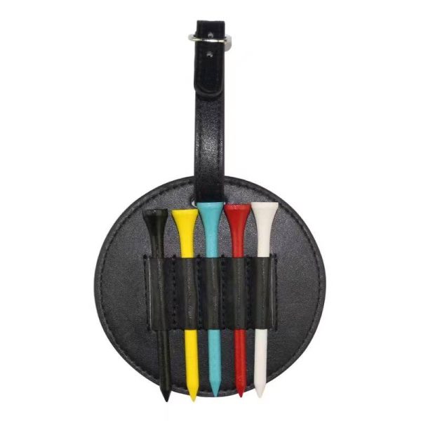 PU Leather Golf Tee Bag