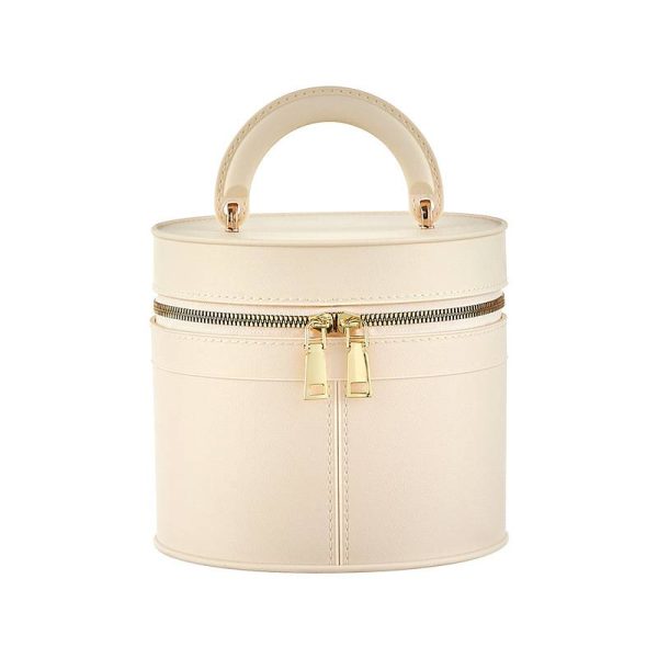 Portable waterproof hand-held cosmetic bag for business trip