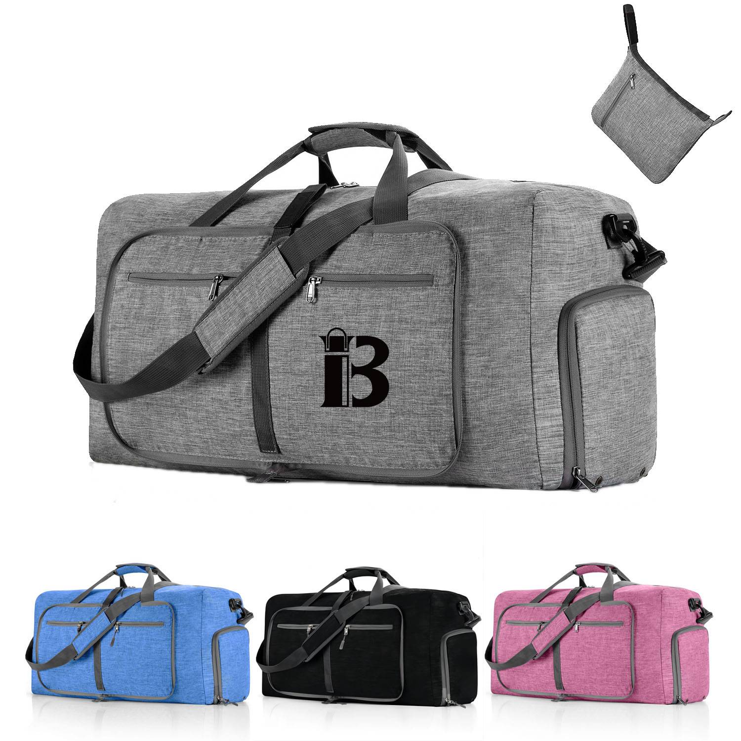 Portable foldable luggage bag
