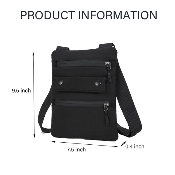 Small Messenger Bag with Long Shoulder Strap