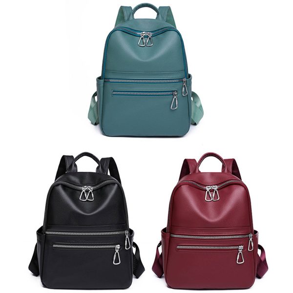 PU Leather New Solid Backpack