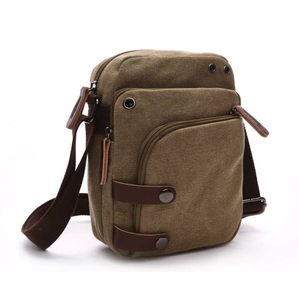 Canvas Small Messenger Bag