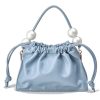 Elegant PU Leather Pleated Clutch Purse for Women
