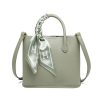 Pu Waterproof Tote Briefcase Satchel Handbag Cross-body Bag