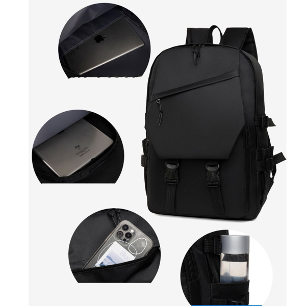 Nylon Large Capacity Backpack for College