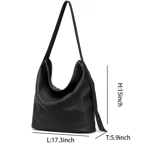 Women's Genuine Leather Hobo Shoulder Bag