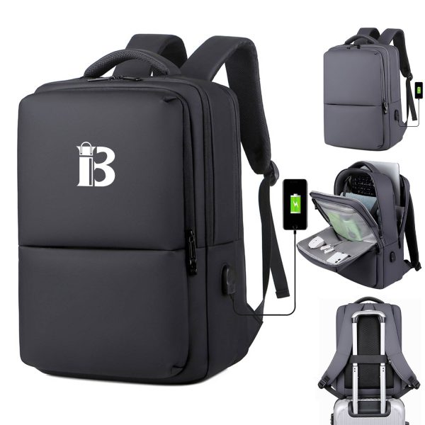 dd8d8a9c-c060-4703-ab8d-492f6d853294_BL158-JG.jpg Laptop Backpack With USB Charging Port