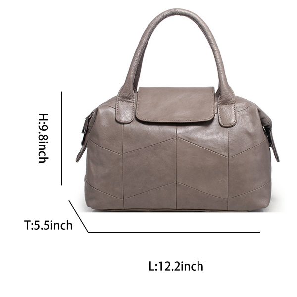 Genuine Leather Crossbody Satchel Handbags