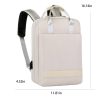 Leisure Computer Nylon Backpack With Usb Charging Port