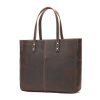 Genuine leather tote bag