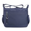Nylon Multicolor High Capacity Crossbody Bag