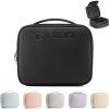 Pu Leather Storage Adjustable Dividers Brushes Cosmetic bag