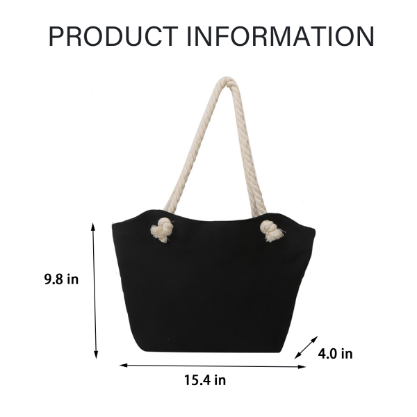 Large Capacity Tote Canvas Bag