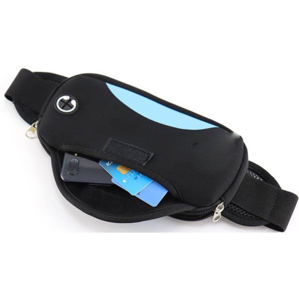 Outdoor Polyester Sports Waist Bag With Earphone Port