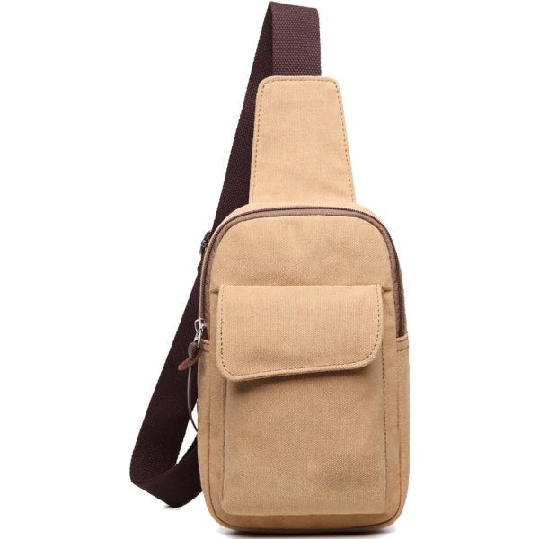 Canvas Crossbody Backpack for Women & Men Chest Bag
