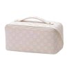 PU Leather Large Capacity Travel Cosmetic Bag for Women
