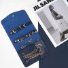 Portable PU Leather Travel Jewelry Roll Organizer