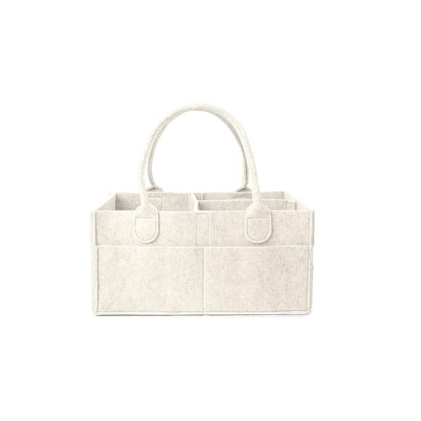 Felt diaper storage bag