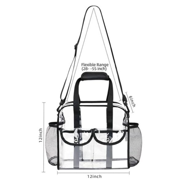 Waterproof Stadium Transparent Clear Tote Bags