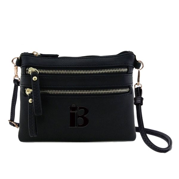 PU Leather Small Wristlet Crossbody Bag