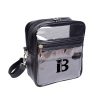 Clear Waterproof Crossbody Bag with Adjustable Strap
