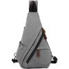 Canvas Small Crossbody Backpack Casual Daypack for Men Women