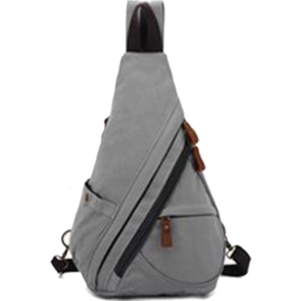 Canvas Small Crossbody Backpack Casual Daypack for Men Women
