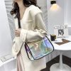 Laser PVC square crossbody bag