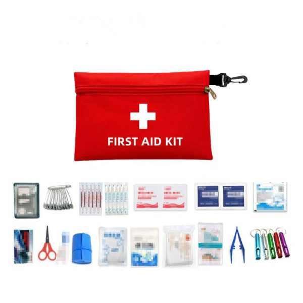 Large Zipper Storage Pouch w/ Plastic Hook