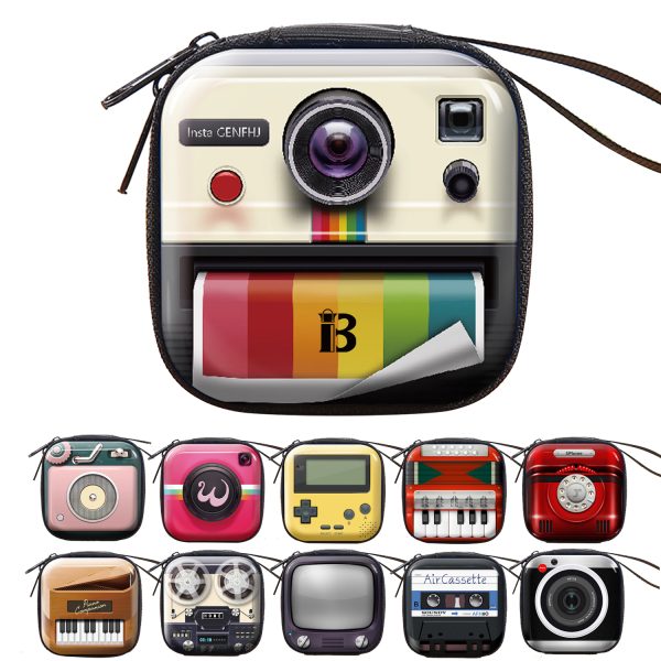 Small Coin Wallet Headphones Purse