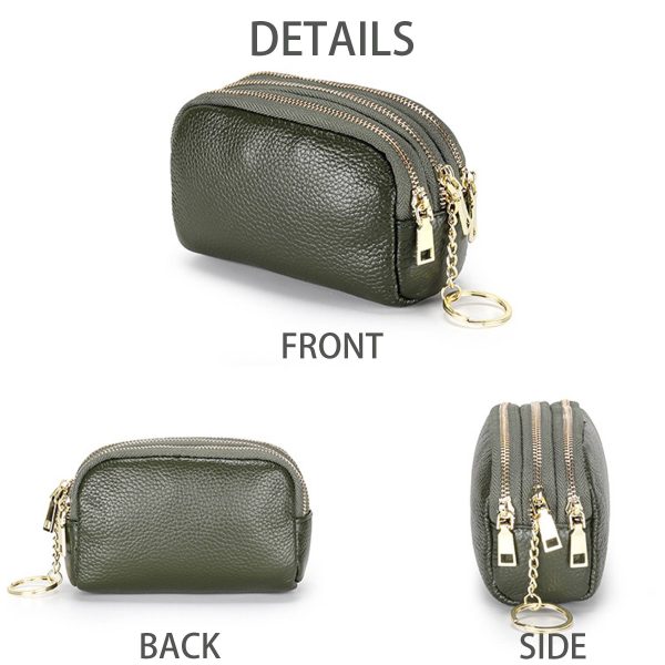 Genuine Leather Small multi-function key coin purse